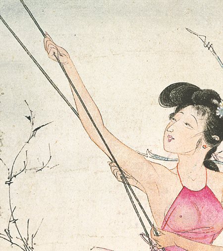 岳池县-胡也佛的仕女画和最知名的金瓶梅秘戏图